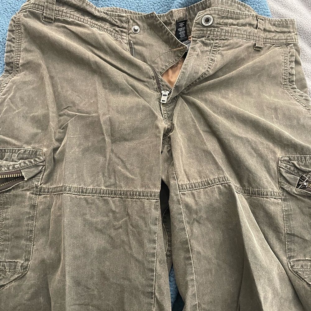 Kuhl Olive and Tan Cargo Shorts